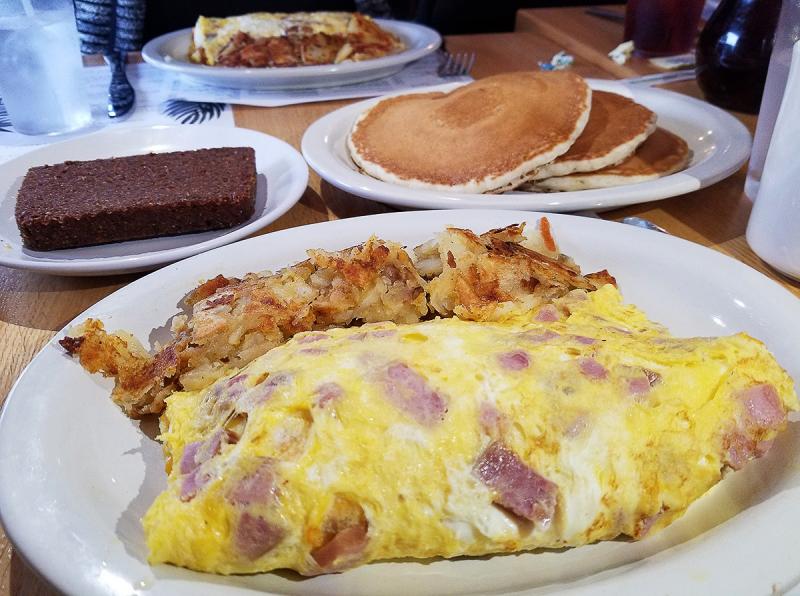 Eggcellent in Lewes offers a long list of creative omelets including a lox omelet (salmon, onion, tomato, capers, cream cheese) and their top-of-the-list Eggcellent Omelet (think Florentine, then add mushrooms and black olives). There are eight omelets on the menu, including a build-your-own. Check it out in the old Gate House/Cafe Azafran spot on Market Street. BOB YESBEK PHOTO